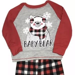 Family Holiday Fleece Pajamas Set